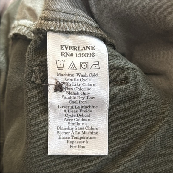 Everlane The Organic Wide-Leg Pant - sz 0 - Picture 2 of 9